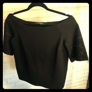 Ralph Lauren off shoulder shirt